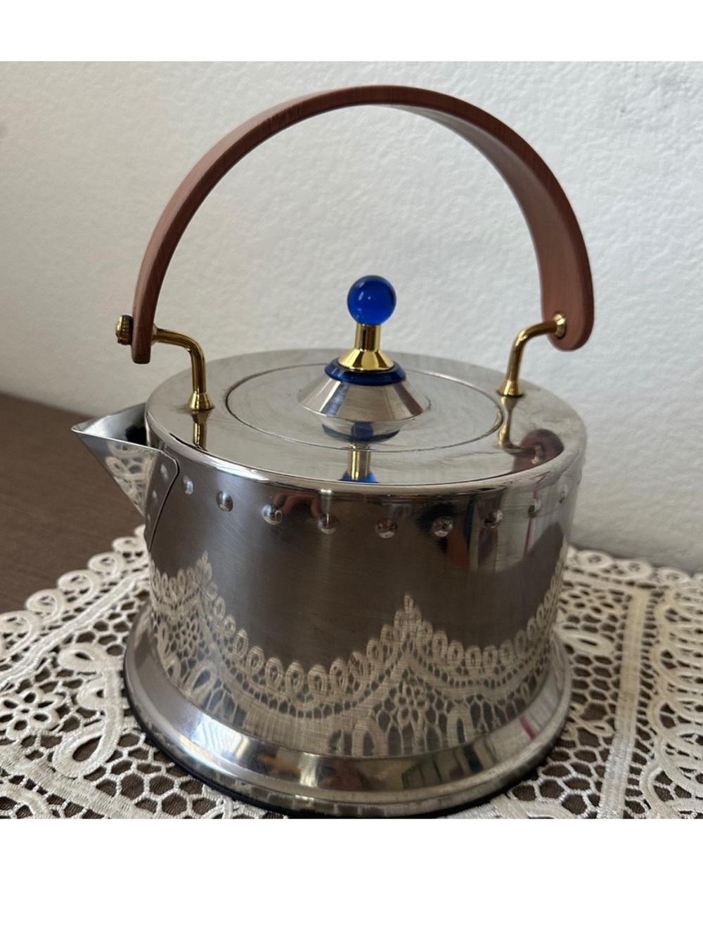 Vintage Bodum Electric Kettle 12019 Stainless Steel Replacement No Base